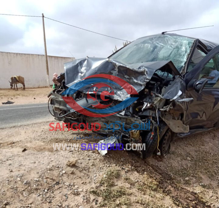 صور حصرية : نجاة أربعة أساتذة من موت محقق بطريق اثنين الغياث