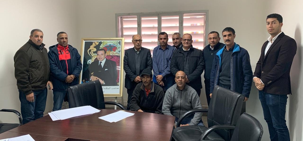 اجتماع بين مسؤولي الوكالة الوطنية للموانئ بآسفي وأعضاء جمعية افاق لتنمية قطاع الصيد البحري