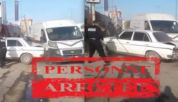 سائق متهور حاول دهس أمنيين بالدارالبيضاء يسقط في قبضة الشرطة !