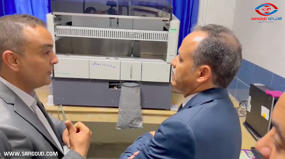 العامل شاينان يتفقد مركز تحاقن الدم بعد إعادة ترميمه وتجهيزه بآليات متطورة