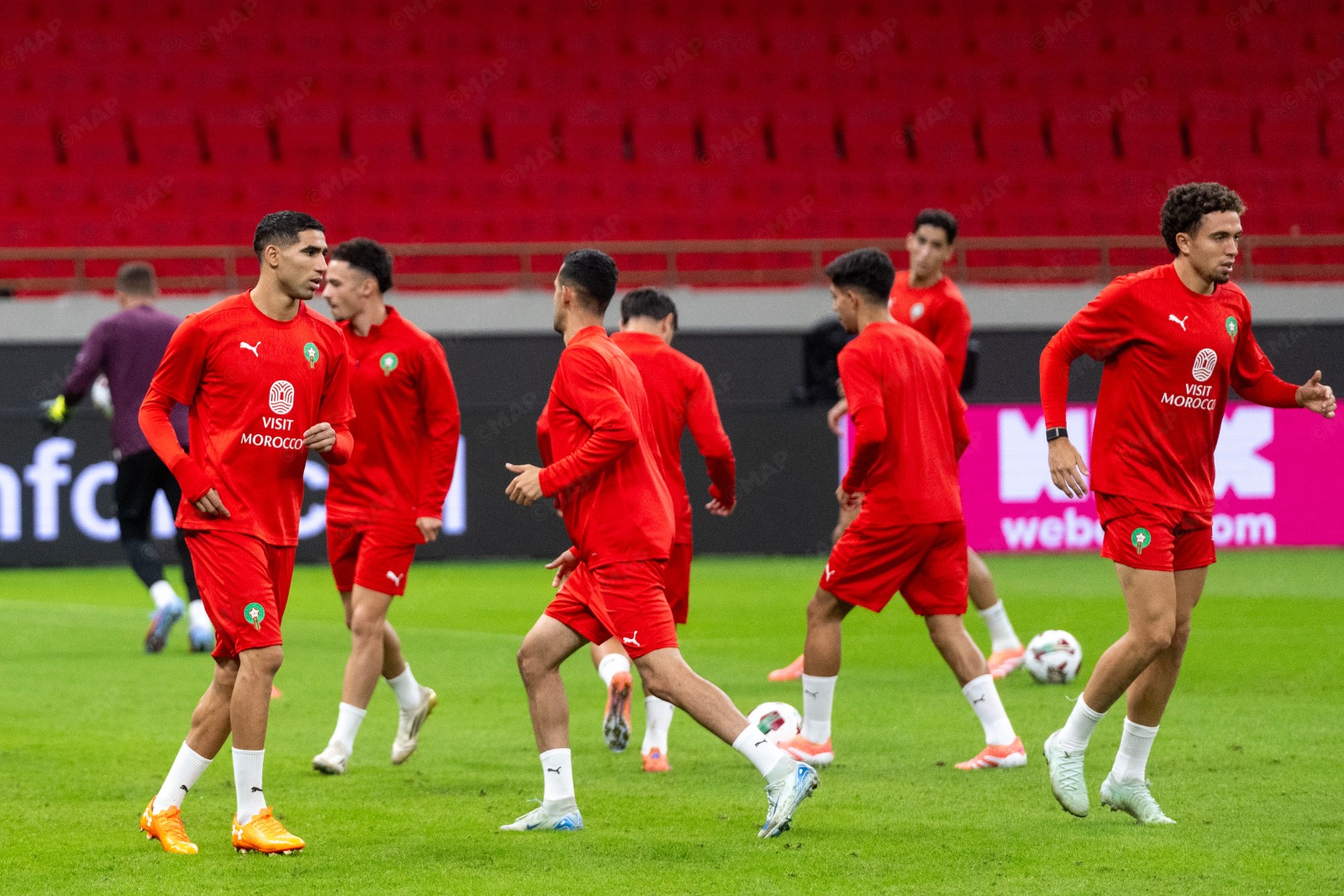 التصفيات الافريقية لمونديال 2026 .. المنتخب المغربي يجري آخر حصة تدريبية قبل مواجهة نظير الكونغولي