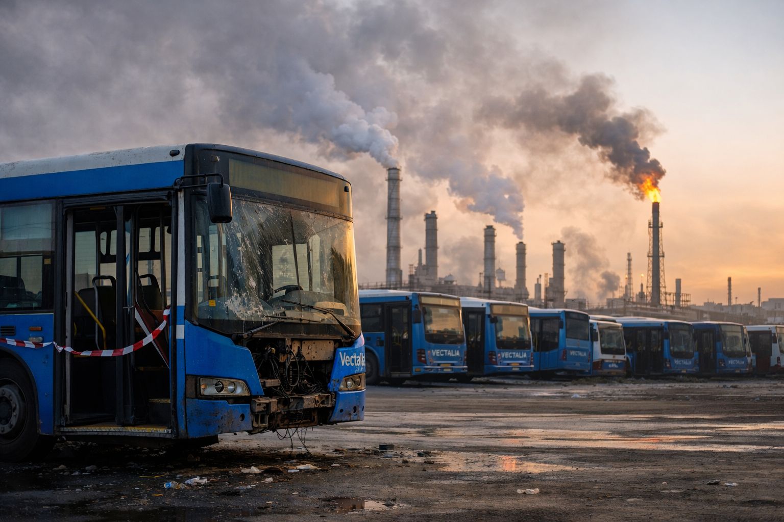 احت الصمعة علقو OCP… فيكتاليا تُعلّق فشل تدبير النقل الحضري بآسفي على شماعة الانبعاثات الصناعية